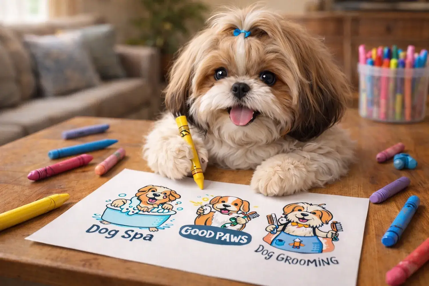 Logo toilettage canin : ton identité visuelle dès 49 €
