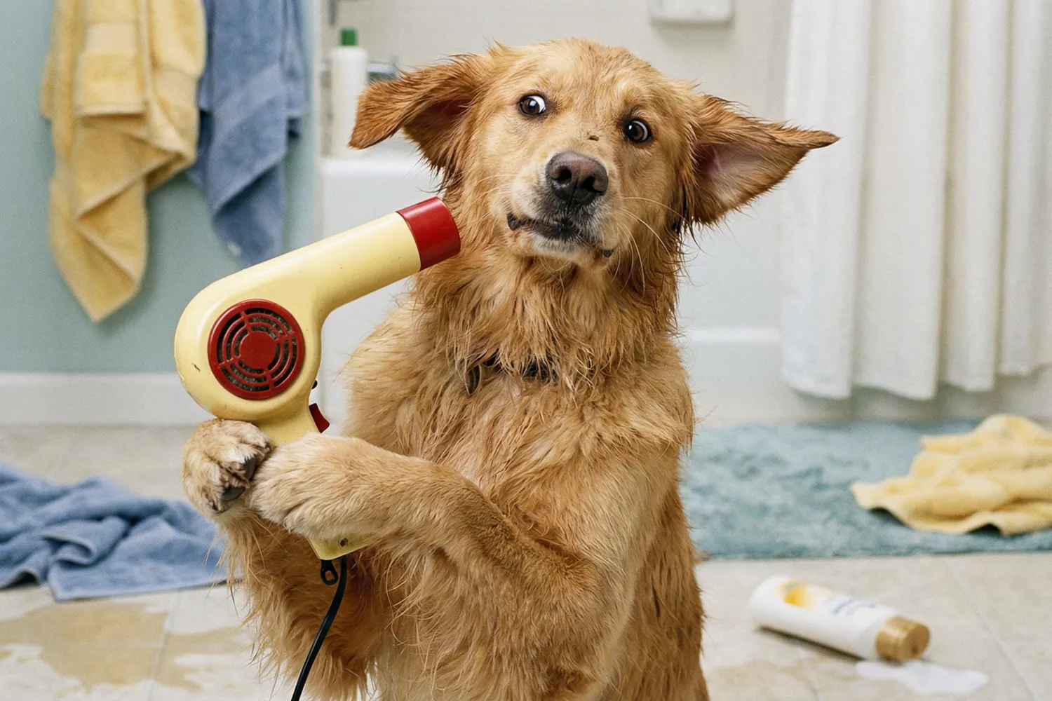 Sécher son chien à la maison : quel pulseur choisir