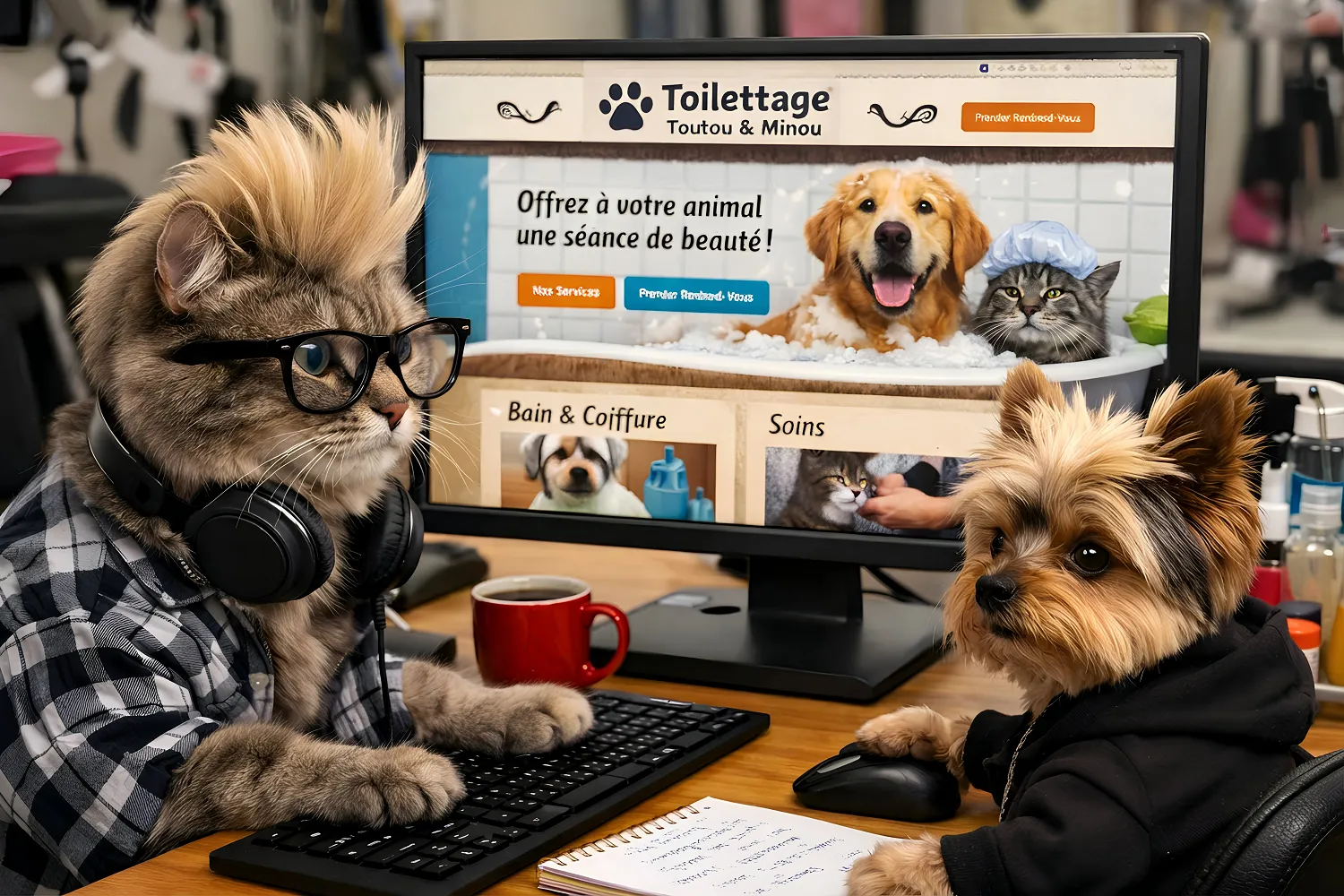 Créer le site internet de son salon de toilettage