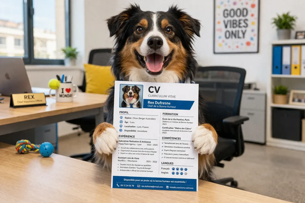 CV vétérinaire