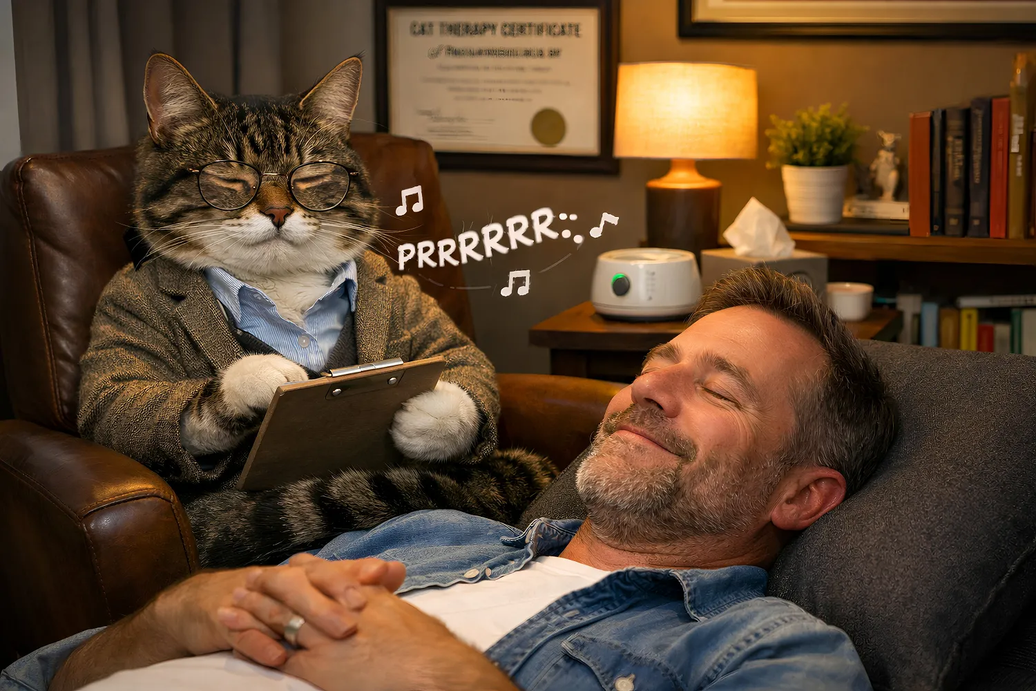Ronron thérapie : les bienfaits du ronronnement du chat pour l&rsquo;homme