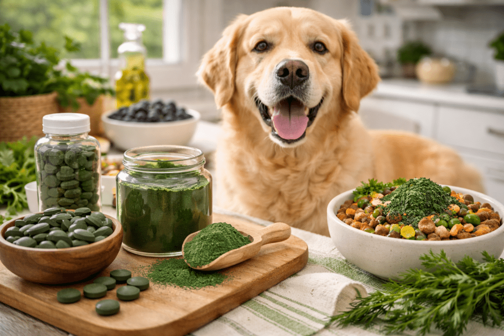 Spiruline chien