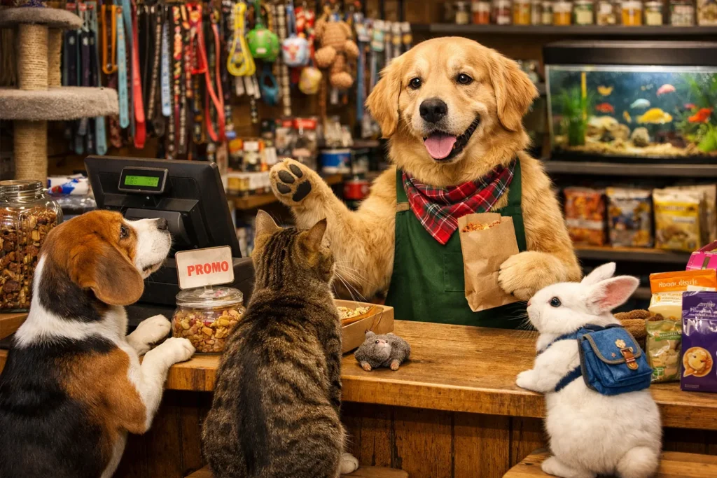 vendre accessoires pour animaux ouvrir boutique