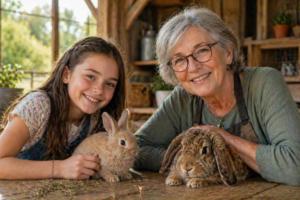 âge lapin en humain