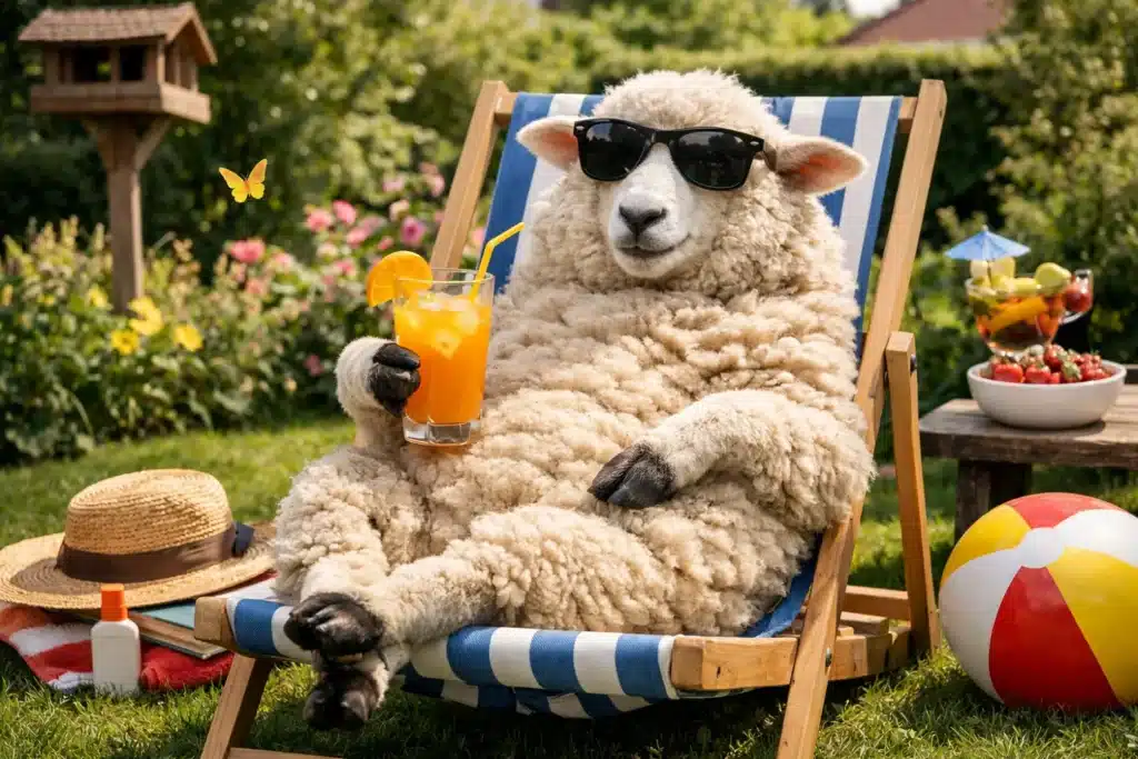 avoir un mouton dans son jardin