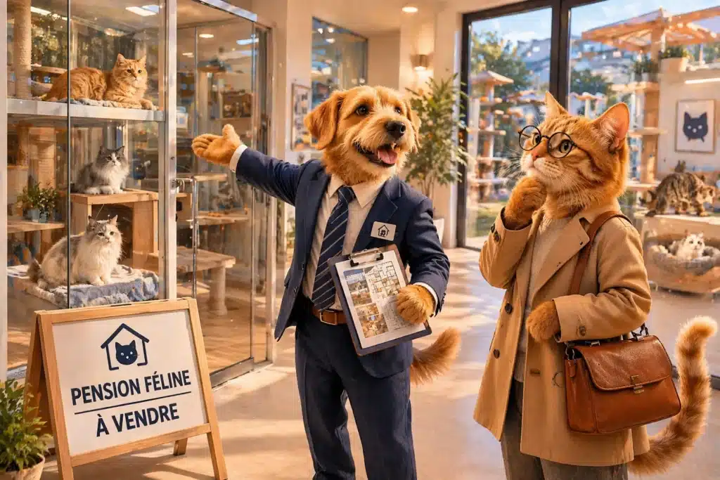 Pension féline à vendre