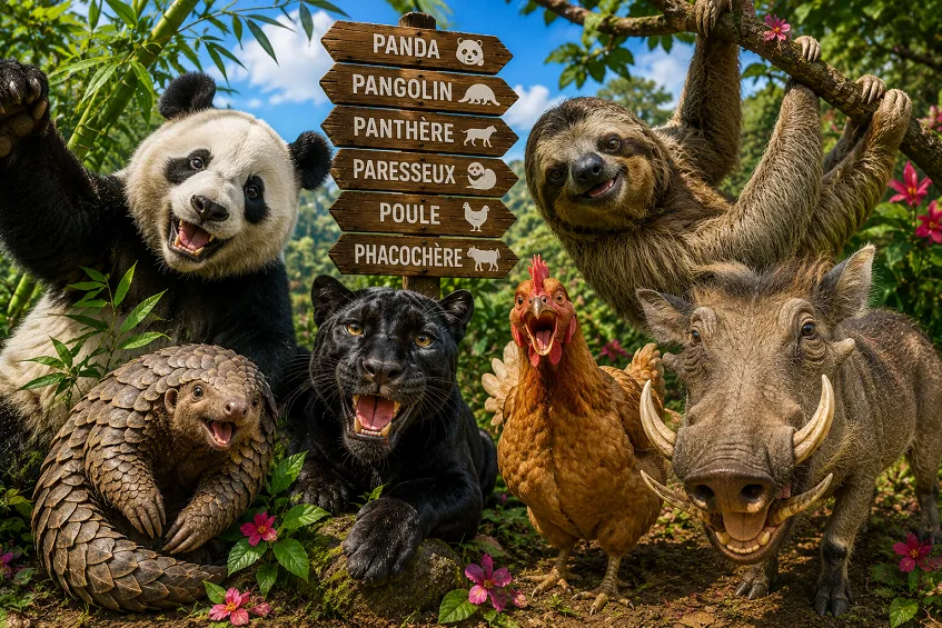 animaux en p