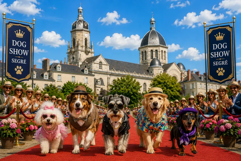 xposition canine Segré 2026 : le CACS en plein air de l&rsquo;Anjou Bleu, près d&rsquo;Angers