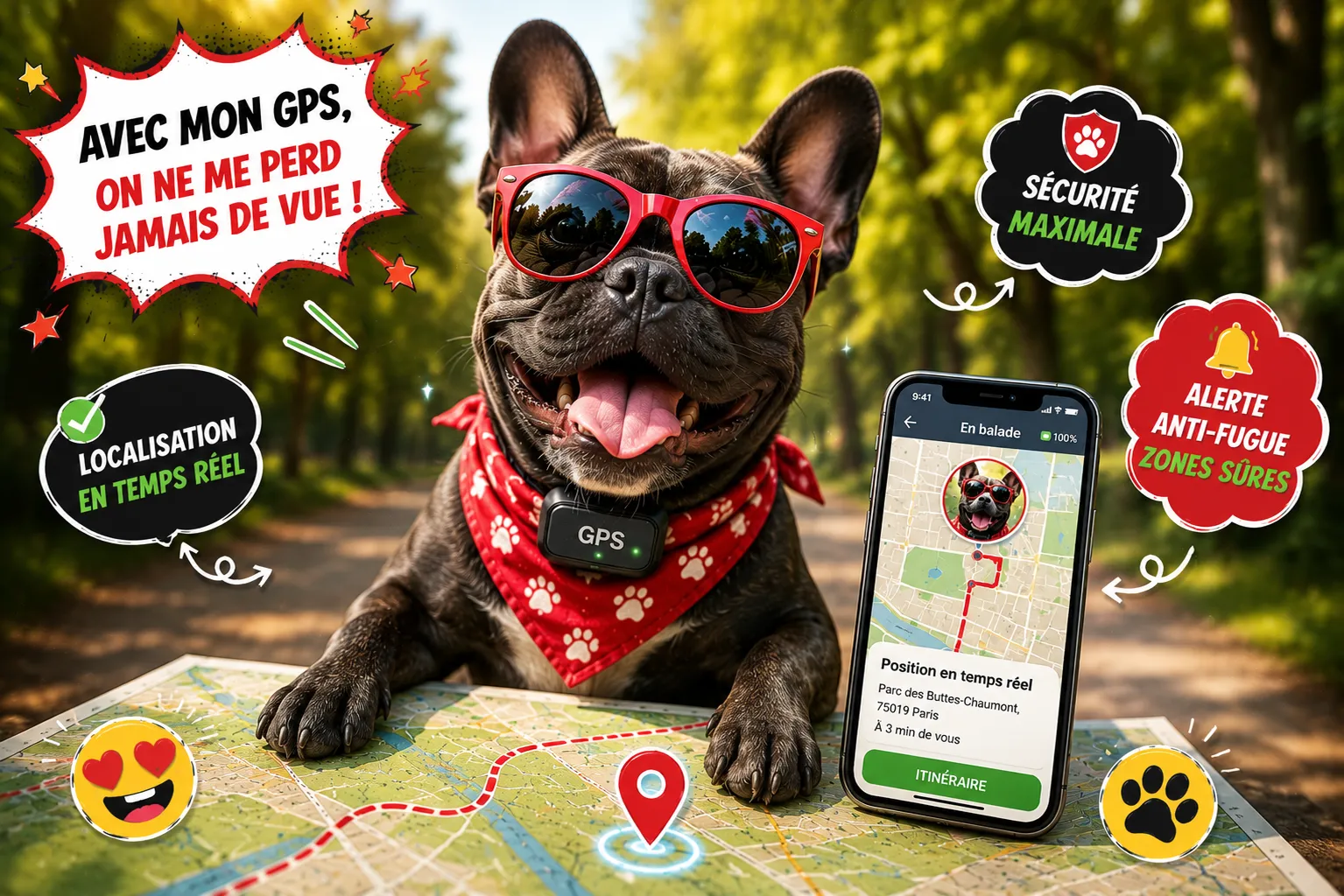Collier GPS chien 2026 : guide comparatif complet (avec ou sans abonnement, chasse, anti-fugue)