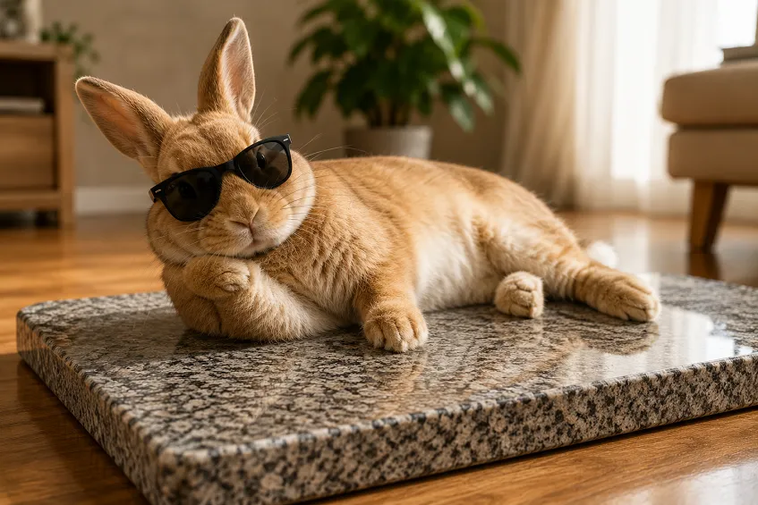 canicule lapin coup de chaleur