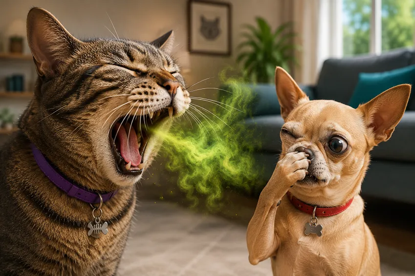 Mauvaise haleine du chat : causes, remèdes et quand s&rsquo;inquiéter