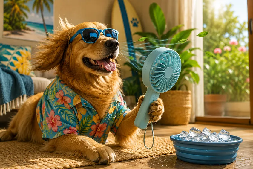 Comment rafraîchir un chien : 12 astuces été 2026