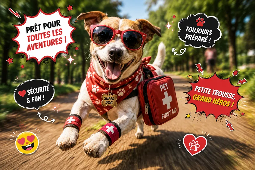 Trousse de secours chien 2026 : liste complète, composition et top modèles testés