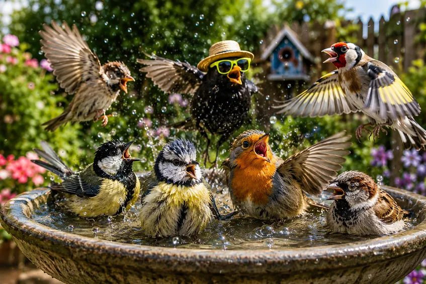 abreuvoir à oiseaux