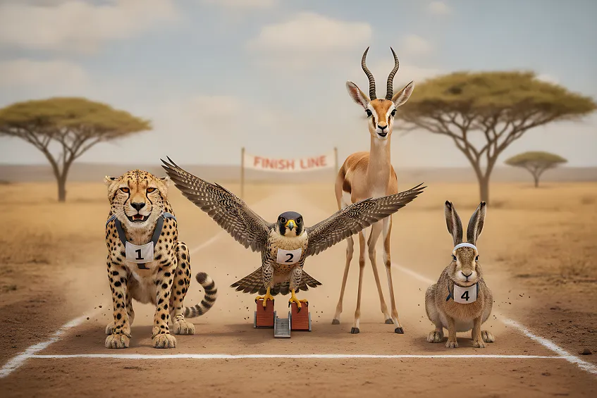 L&rsquo;animal le plus rapide du monde
