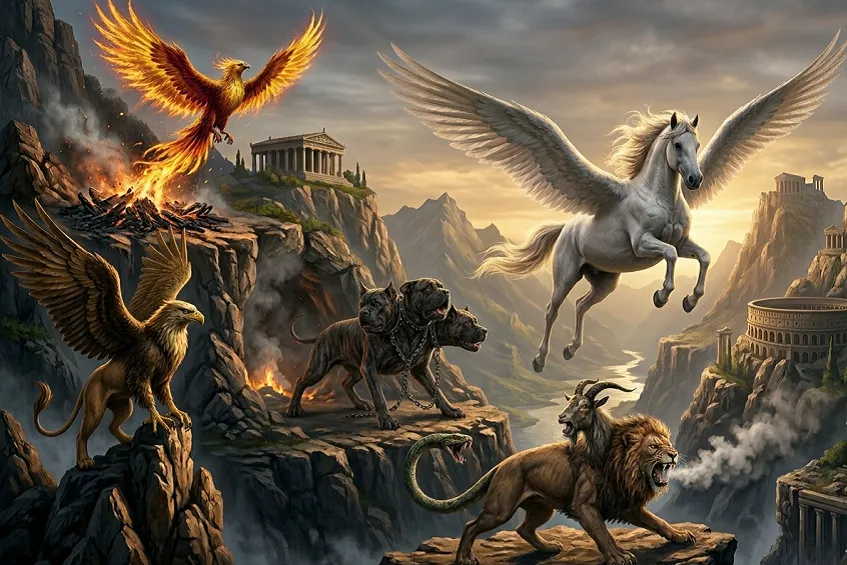 Les animaux mythologiques