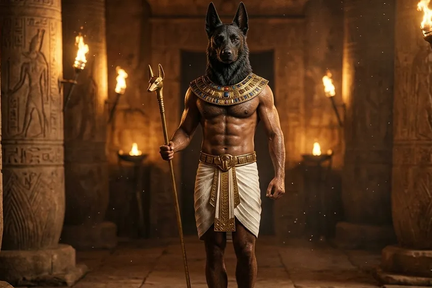 Anubis, gardien des morts et maître de l’embaumement