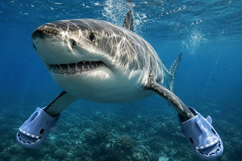 Chausson & claquette requin : le guide + sélection