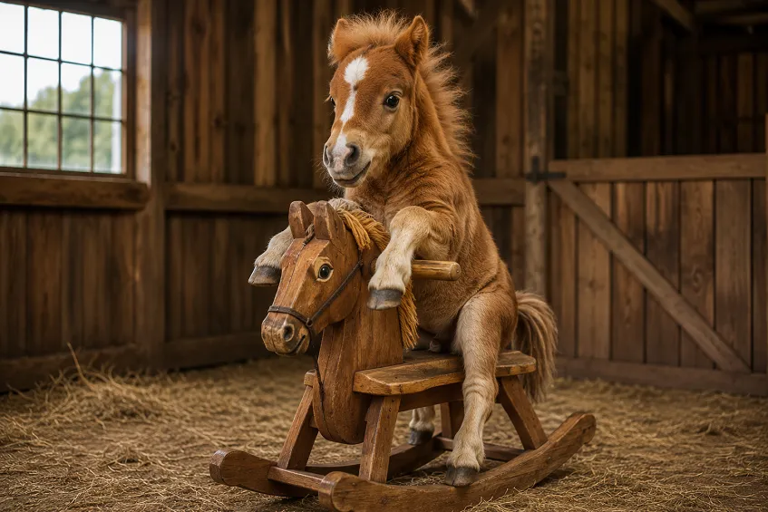 Cheval à bascule : bois ou peluche, à quel âge et lequel choisir
