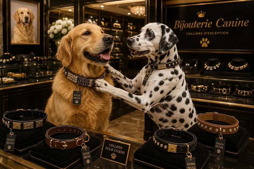 Collier chien personnalisé : matières, gravure et comment choisir