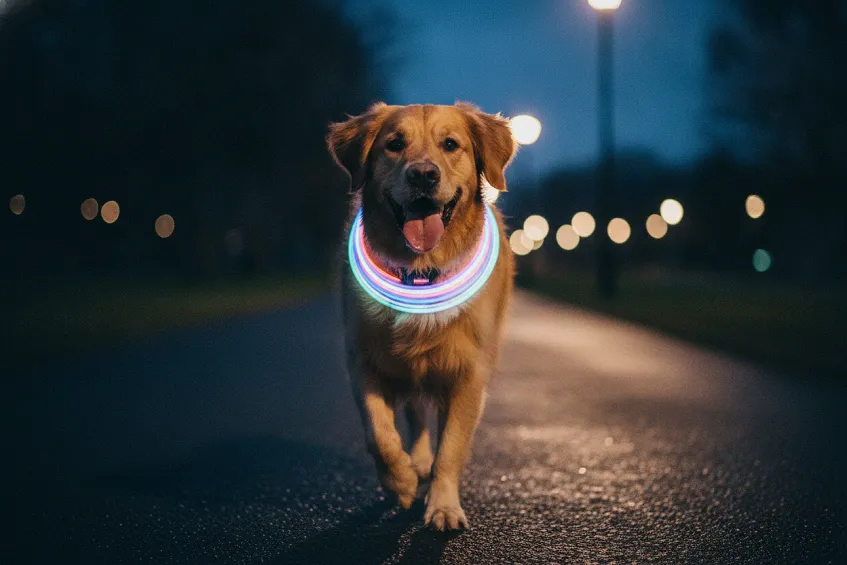 Collier lumineux pour chien : comment bien le choisir ?
