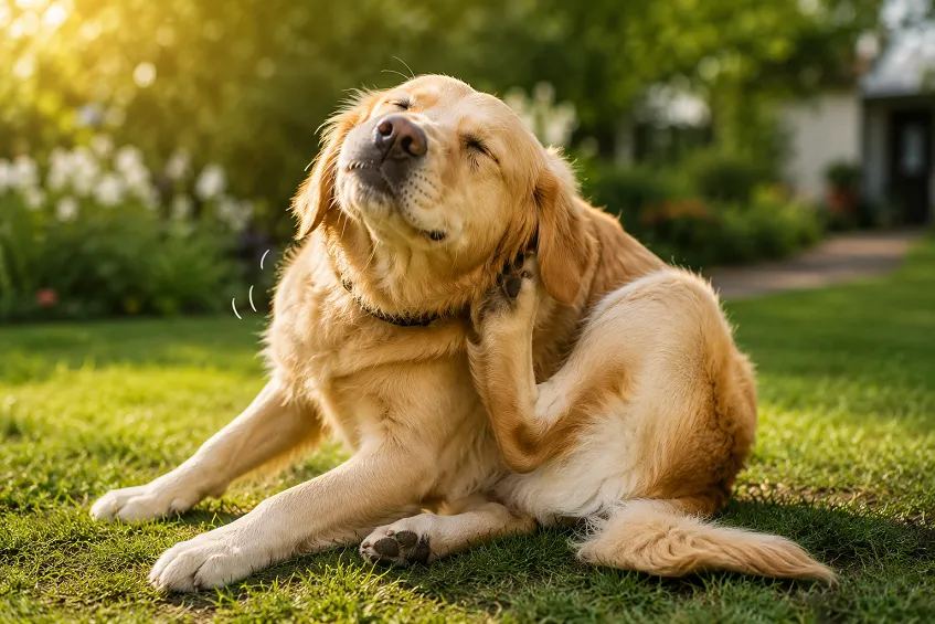 Mon chien se gratte : causes, que faire et comment le soulager