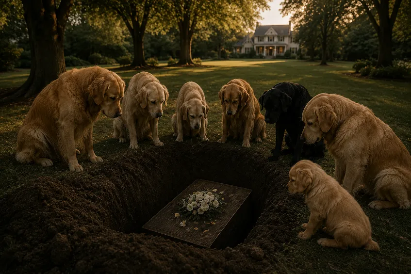 Enterrer son chien dans son jardin