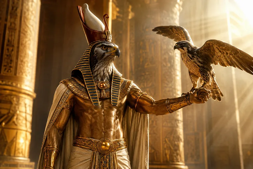 Horus : le dieu faucon et la signification de l&rsquo;œil d&rsquo;Horus