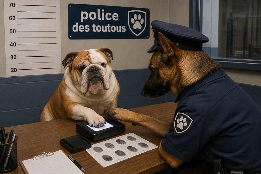 kit empreinte chien