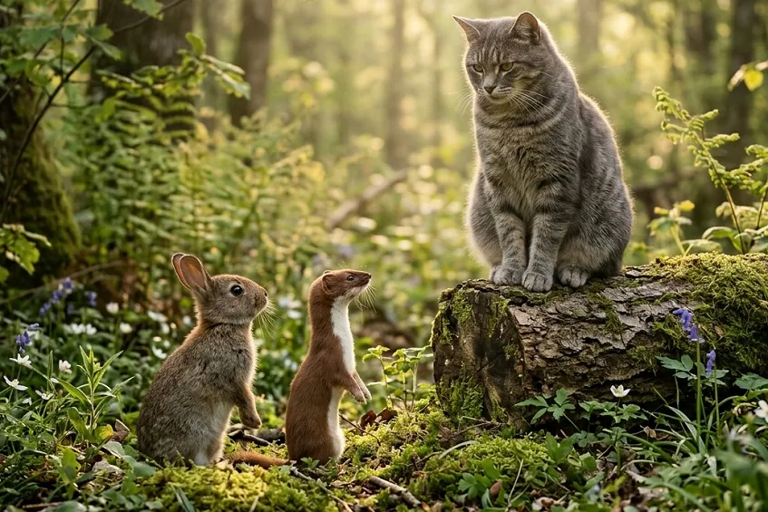 Flyer pet sitter : créer un support efficace pour attirer plus de clients 2 Le Chat, la Belette et le Petit Lapin de La Fontaine
