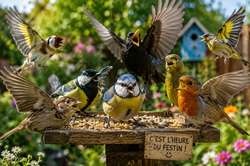mangeoire à oiseaux