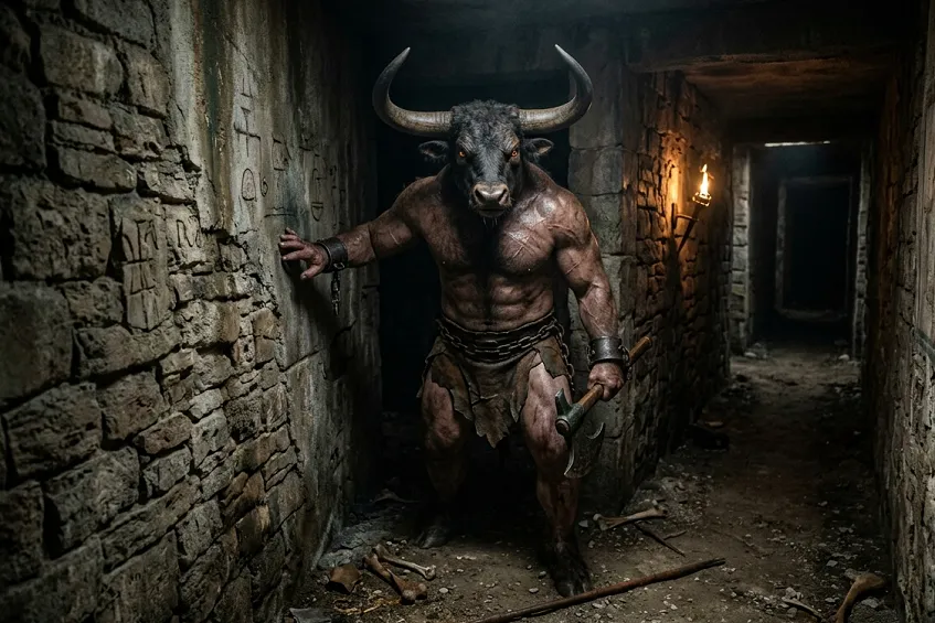 Le Minotaure, le monstre du Labyrinthe