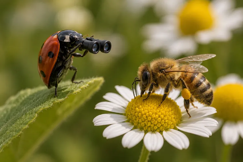 Observer les insectes avec un enfant : boîte, loupe, kit et livres