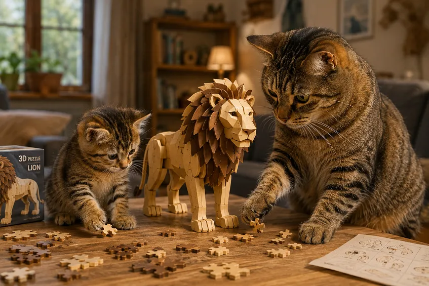 Puzzle 3D animaux
