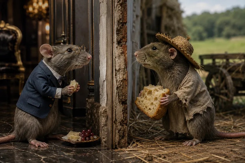 Le Rat des villes et le Rat des champs : texte, morale et analyse