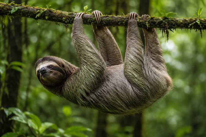 Animal en 2 lettres : AÏ, le paresseux