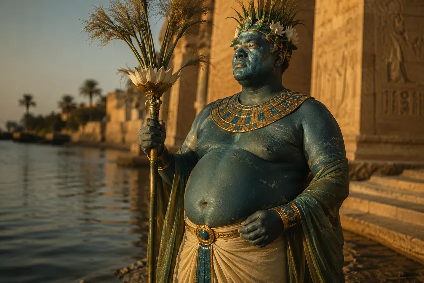 Que mange un pogona selon son âge et sa croissance 3 Hâpy : le dieu du Nil et de la crue en Égypte