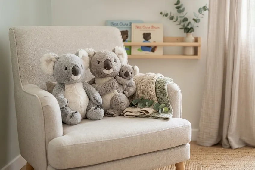 Une exposition nationale à Dompierre dans un jardin de centre-ville 4 peluche koala