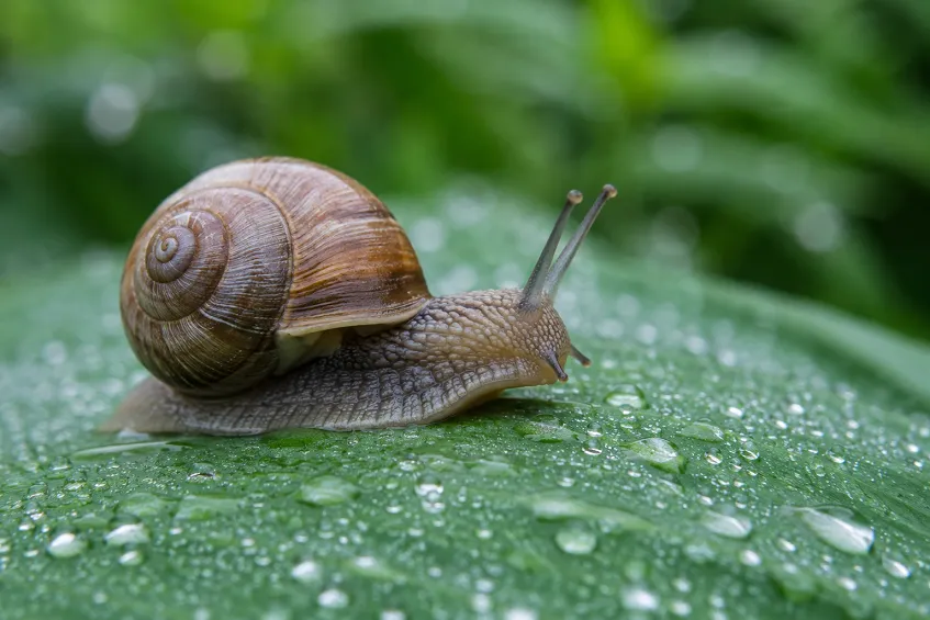 À quelle vitesse se déplace un escargot ?