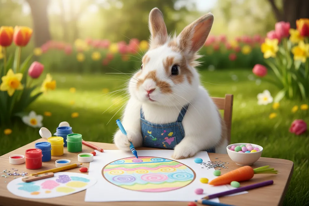 Coloriages de lapin à imprimer – 100% gratuits