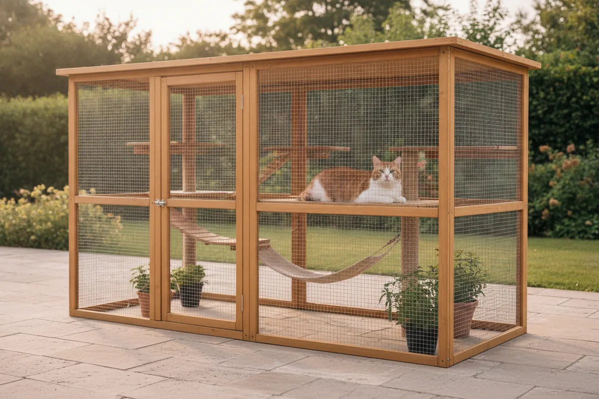 catio enclos chat