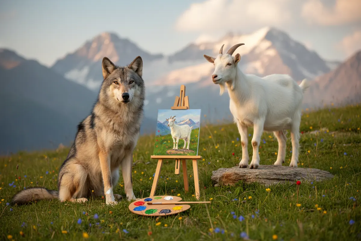 Berger blanc suisse : son caractère, son prix, poil court ou long, et ce qu'il faut savoir 21 dessin chevre facile