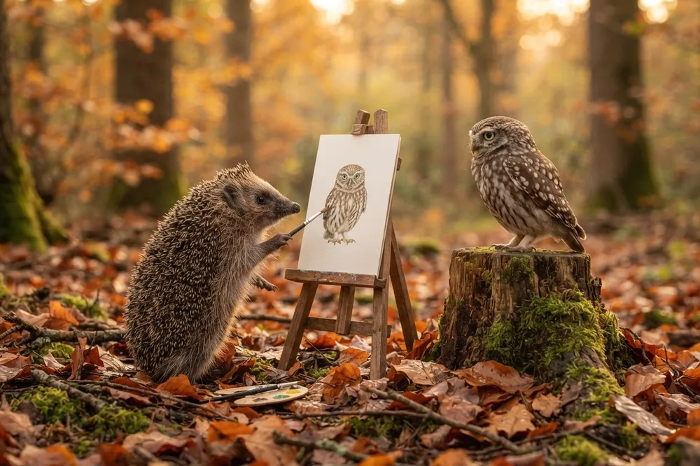 Hibou dessin facile : la chouette sur sa branche, le hibou et la version kawaii