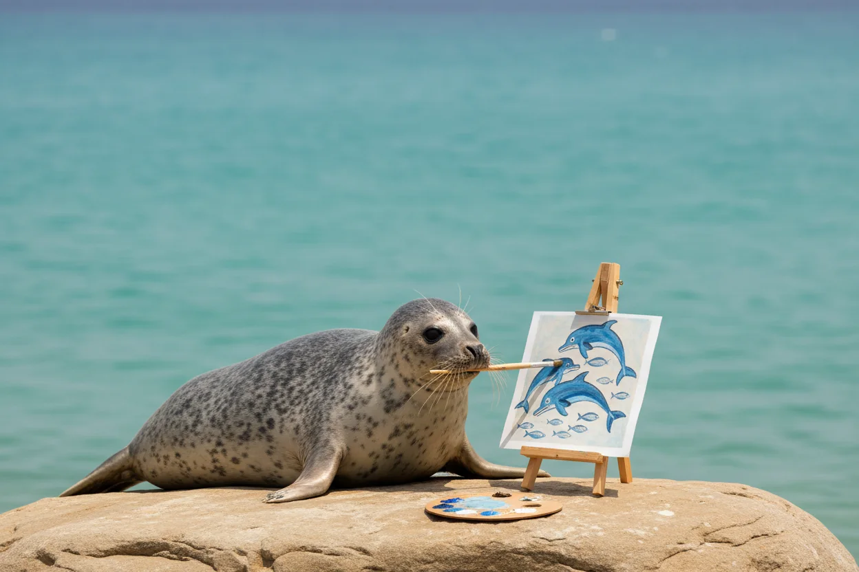 Dauphin dessin facile : le dauphin qui saute, le kawaii et le cœur de dauphins