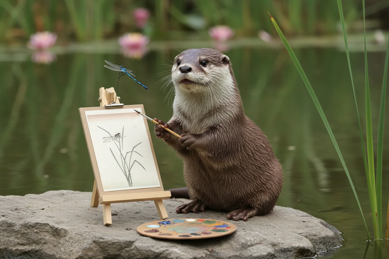 Libellule dessin facile : ailes ouvertes, version kawaii et stylisée