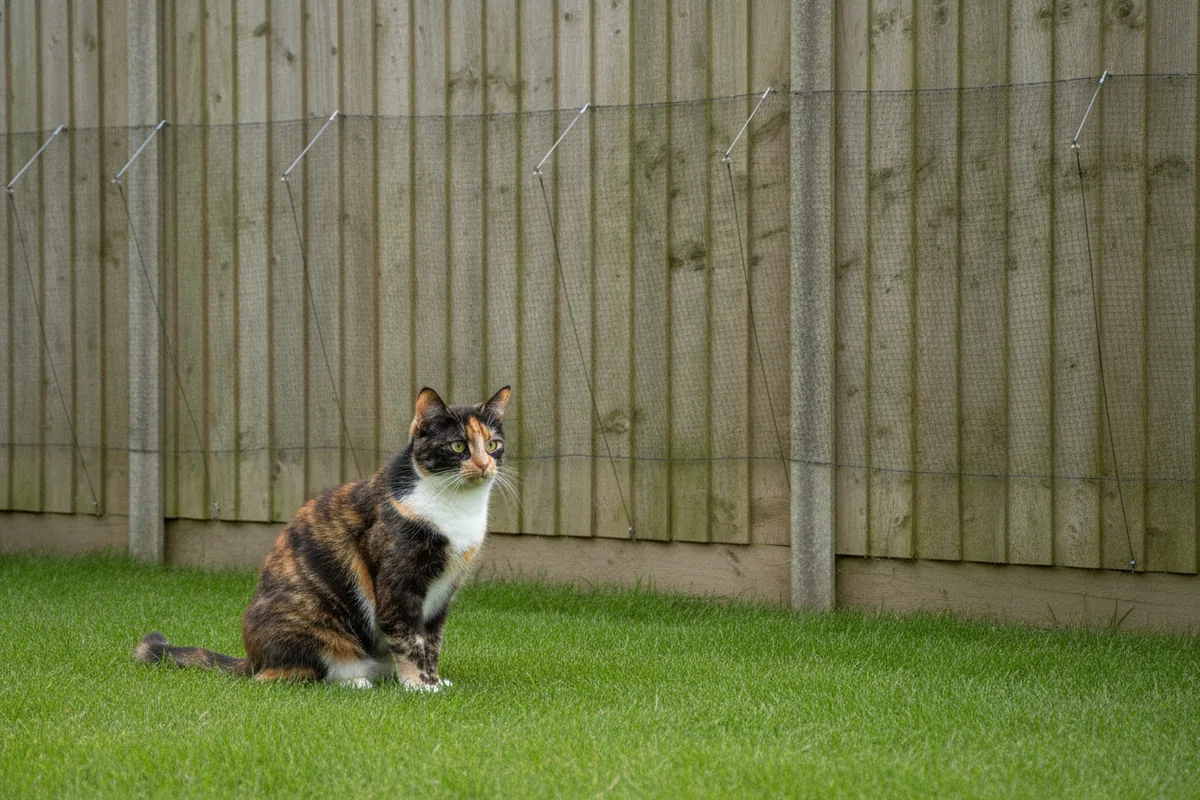 empecher chat sortir jardin